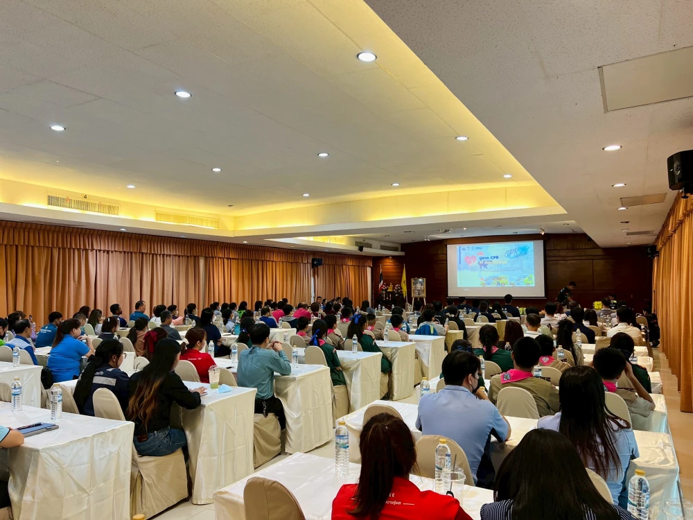 กิจกรรมอบรมการช่วยฟื้นคืนชีพขั้นพื้นฐาน (CPR&AED) และการปฐมพยาบาลเบื้องต้นฉุกเฉิน