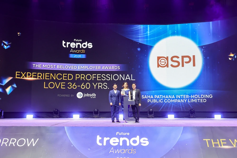 Saha Pathana Inter-Holding Public Company Limited received two prestigious awards at the Future Trends Awards 2026