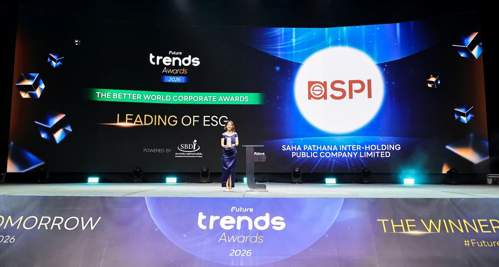 Saha Pathana Inter-Holding Public Company Limited received two prestigious awards at the Future Trends Awards 2026