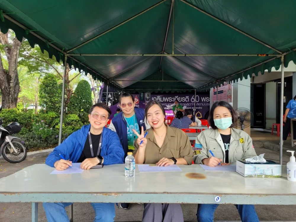 A blood donation center Activities