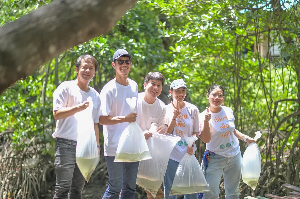กิจกรรมฟื้นฟูทรัพยากรสัตว์น้ำและระบบนิเวศทางทะเล